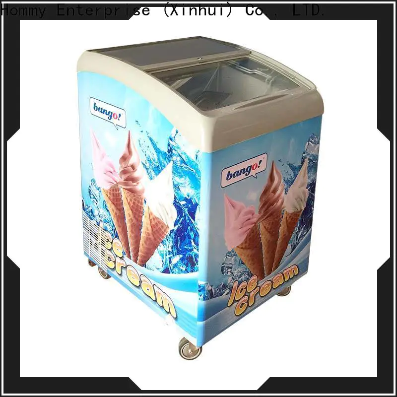 Hommy various colors ice cream showcase personalized