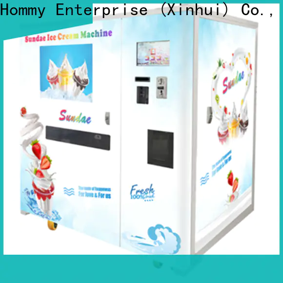 Hommy quality assurance icecream vending machine manufacturer