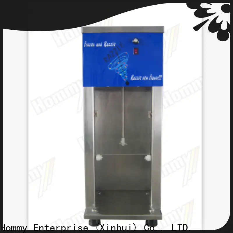 Hommy delicate appearance ice cream blender machine supplier