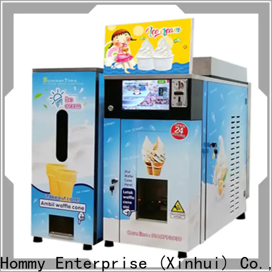 Hommy quality assurance vending machine ice cream factory