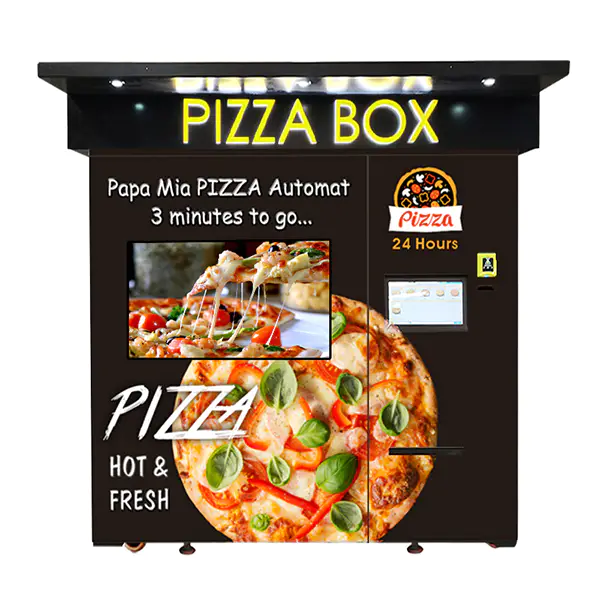 Pa-C6-A Pizza Vending Machine With Roof Franchise Business