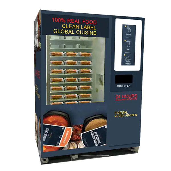 Pa-C5b Automatic Smart Hot And Frozen Food Vending Machine
