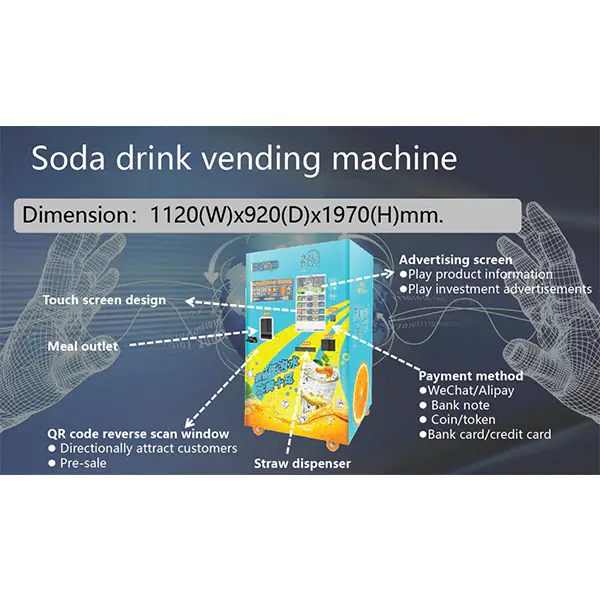 HM-AJ01 Soda drink Vending Machine