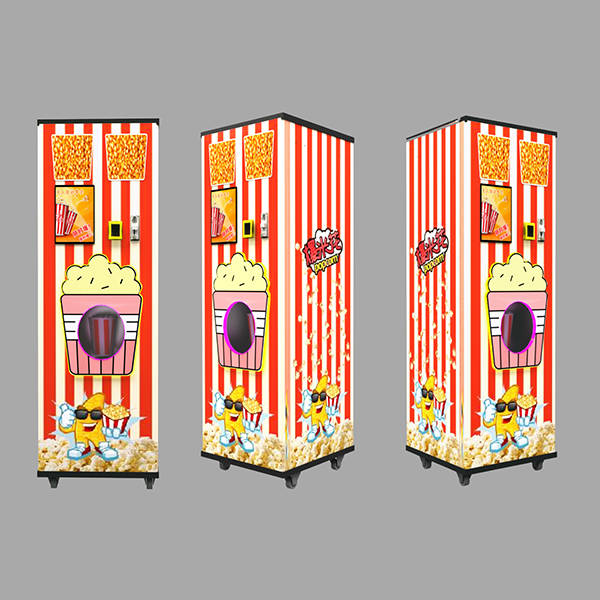 2 flavor Vending Popcorn Machine