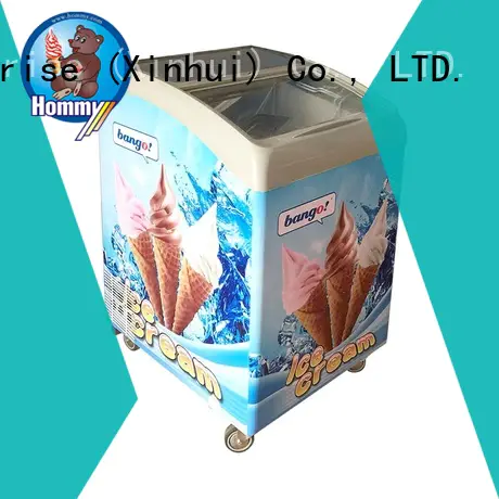 Hommy China ice cream display counter freezer for display ice cream
