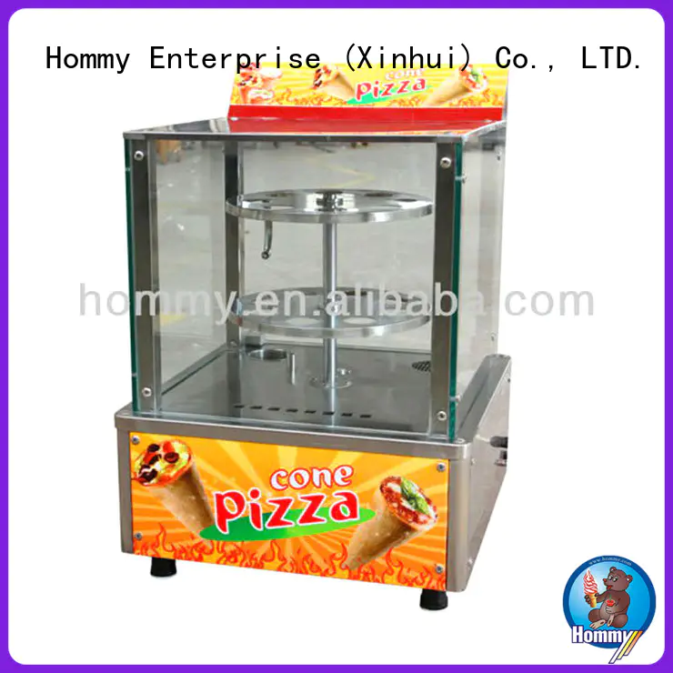 Hommy machine pizza cone with pre-cooling system for ice cream shops