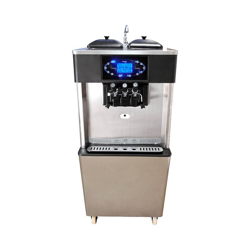Industrial 2+1 Falvors Soft Serve Ice Cream Machine Manufacturer