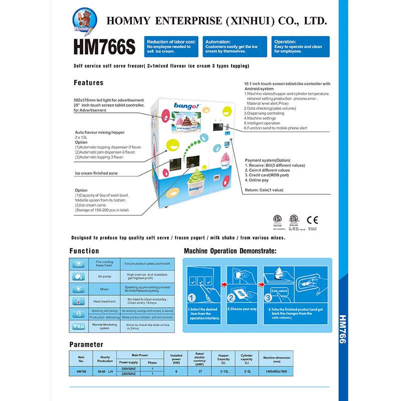 Information of Vending machine