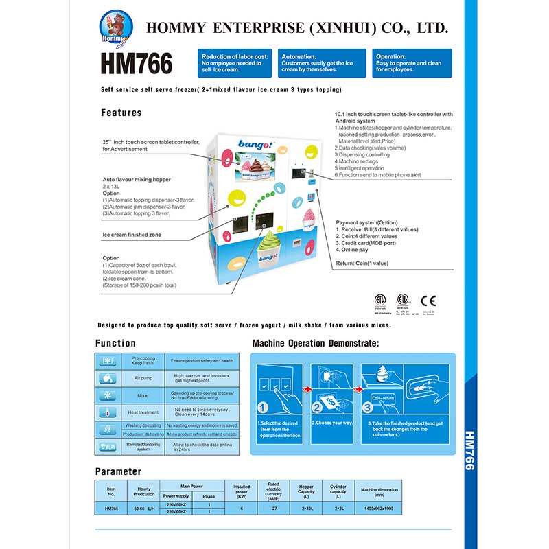 Information of Vending machine