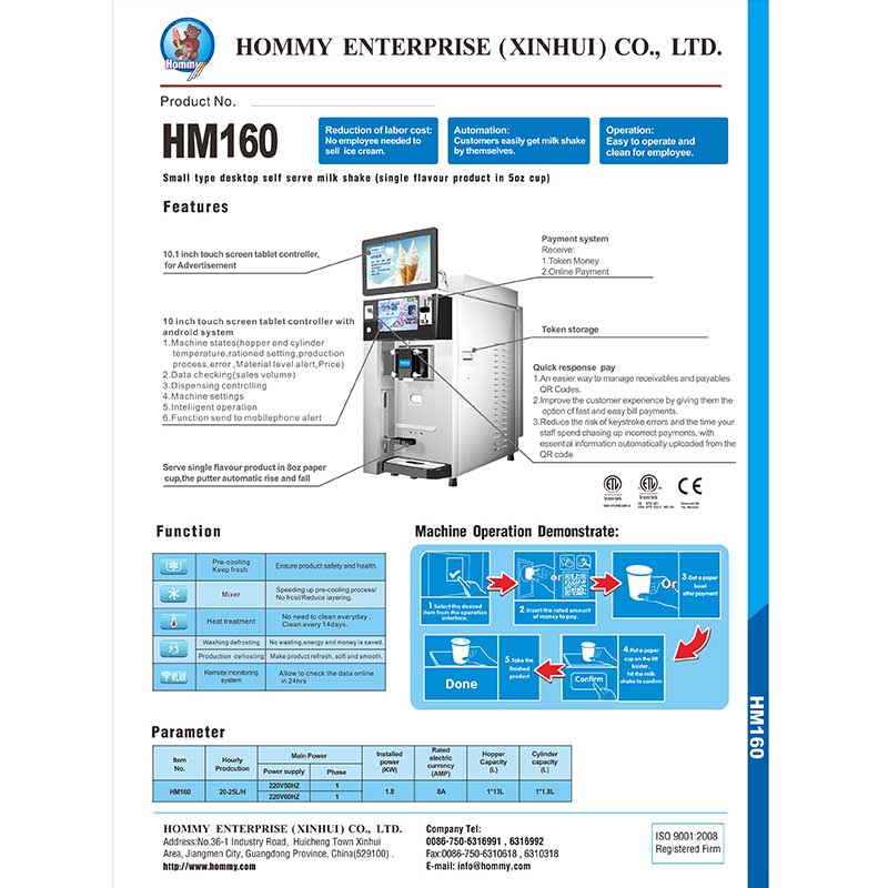 Information of Vending machine