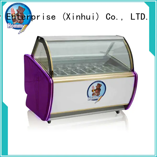 various colors ice cream freezer case factory directly sale for display ice cream