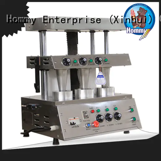 Hommy Hommy pizza cone maker with pre-cooling system for restaurants