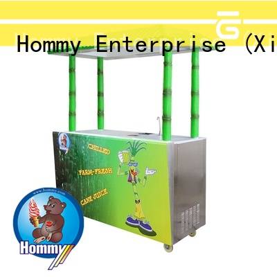 Hommy professional sugarcan juice machine solution for snack bar