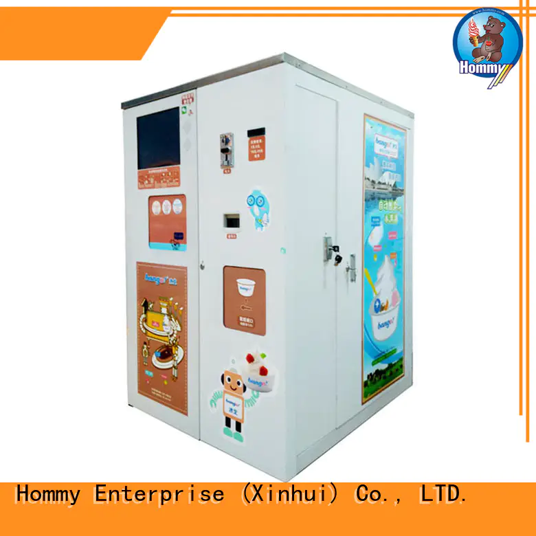 Hommy unbeatable price ice cream vending machine manufacturer for beverage stores