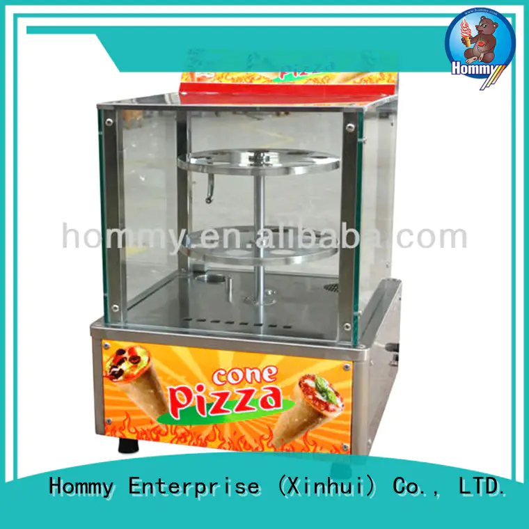 pizza cone oven with pre-cooling system for ice cream shops