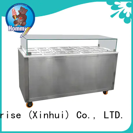 Hommy multifunctional ice cream display from China for ice cream shop