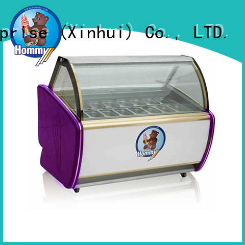 Hommy multifunctional ice cream display freezer personalized for display ice cream