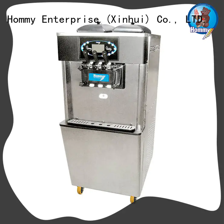 Hommy commercial soft serve ice cream machine wholesale for supermarket
