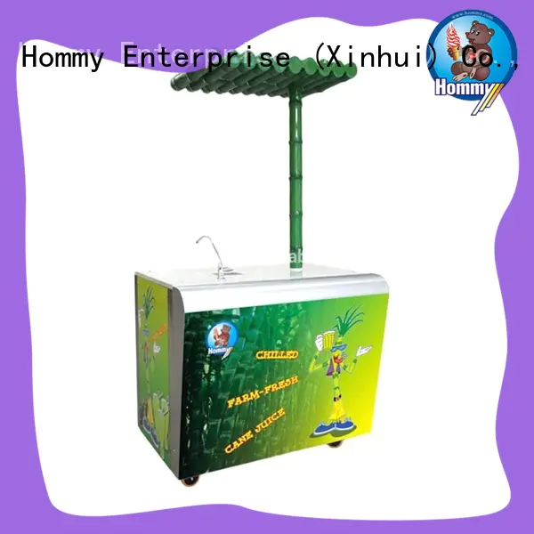 Hommy unrivaled quality sugarcane juice extractor revolutionary for snack bar
