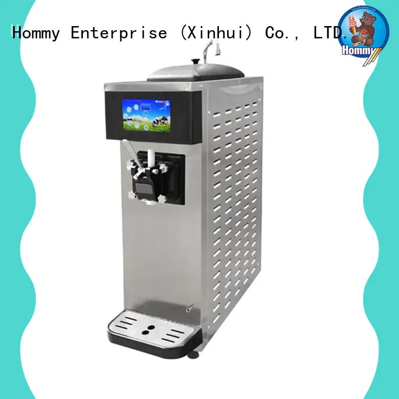 Hommy commercial soft serve ice cream machine solution for food shop