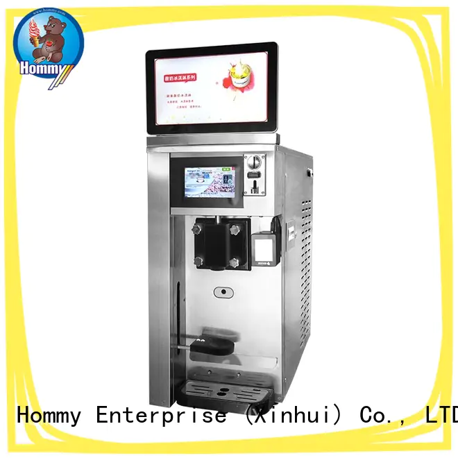 Hommy most popular vending ice cream machine high-tech enterprise for beverage stores