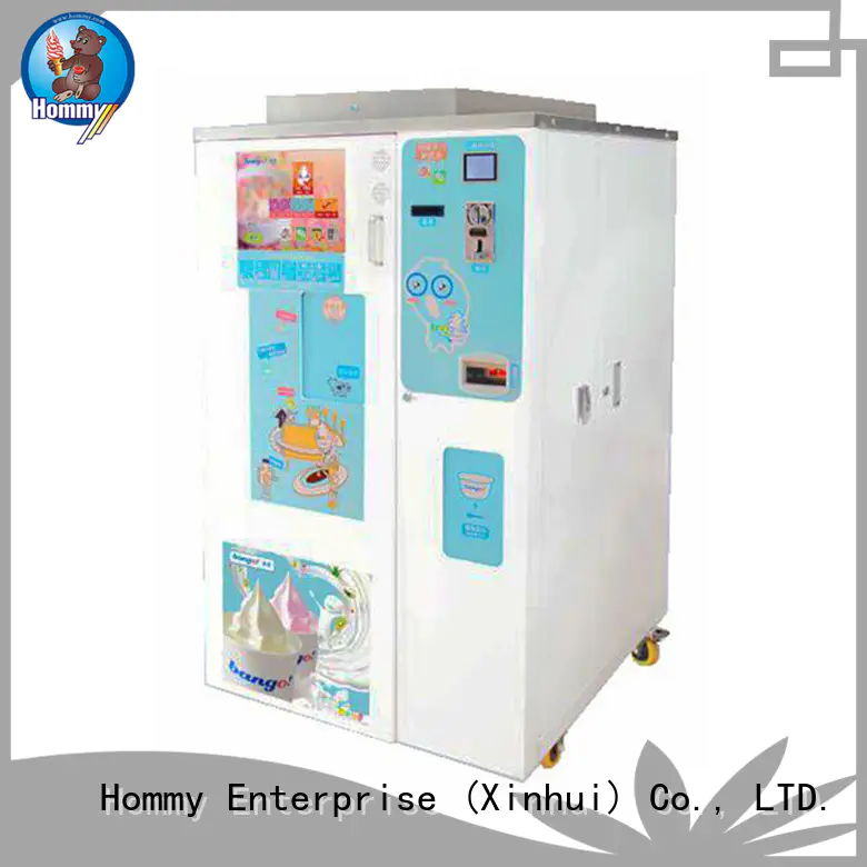 Hommy unbeatable price vending machine ice cream supplier for hotels