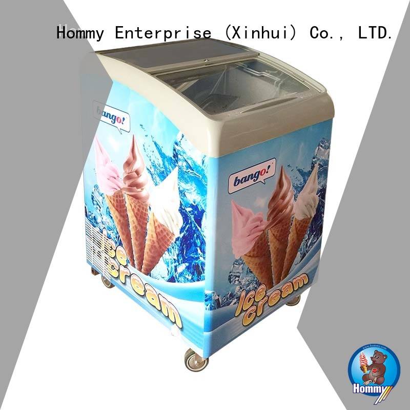 various colors ice cream display freezer gelato supplier for ice cream shop