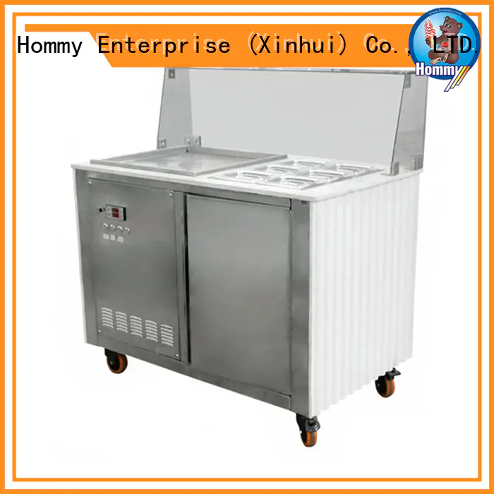 highly-efficient ice cream roll machine low-temperature effect renovation solutions for outdoor