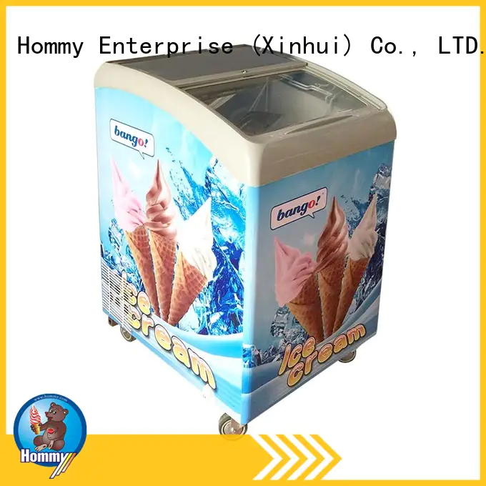 multifunctional ice cream display auto defrost from China for display ice cream