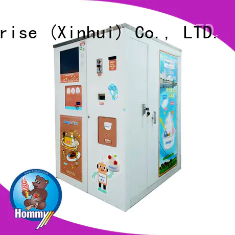 Hommy automatic vending machine ice cream supplier for beverage stores