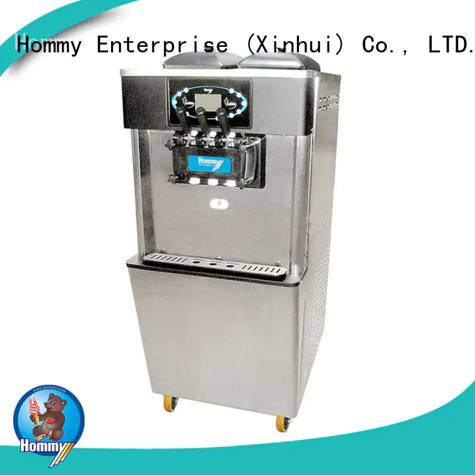 Hommy hm701 soft serve ice cream maker solution for supermarket