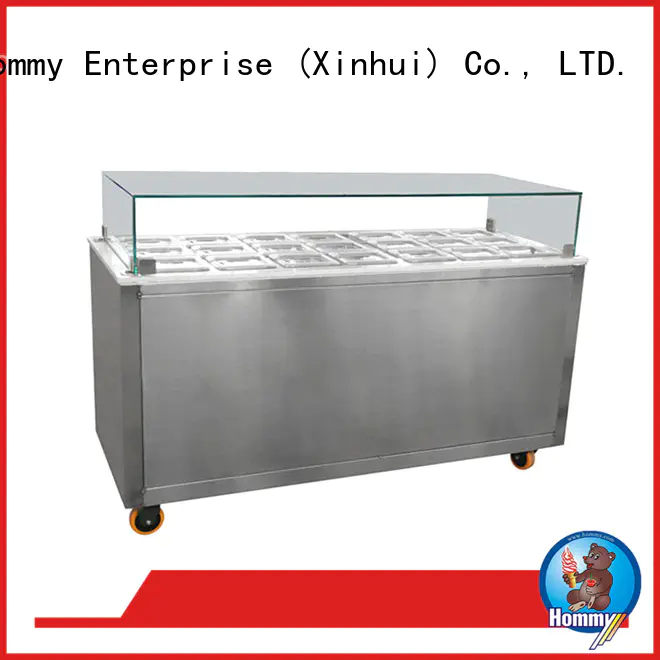 freezer ice cream display case factory directly sale for supermarket Hommy