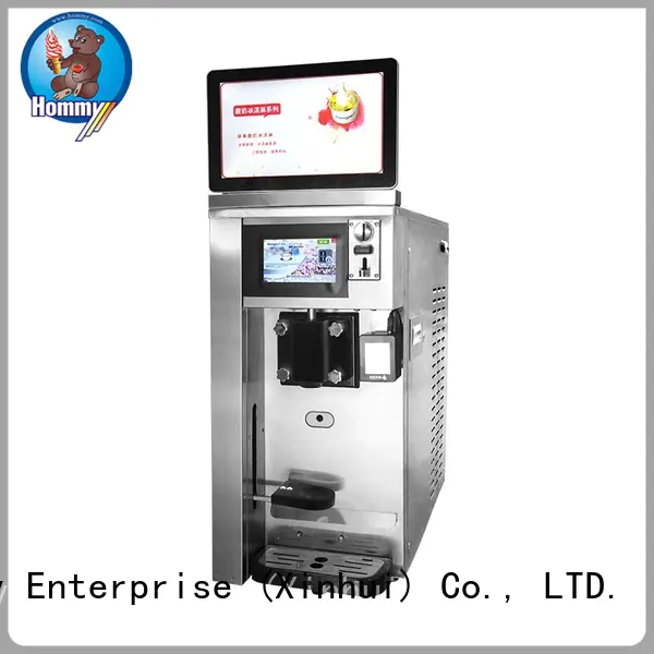 Hommy top ice cream vending machine high-tech enterprise for beverage stores