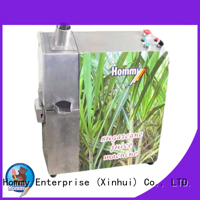 Hommy unreserved service sugarcane juicer supplier for food shop
