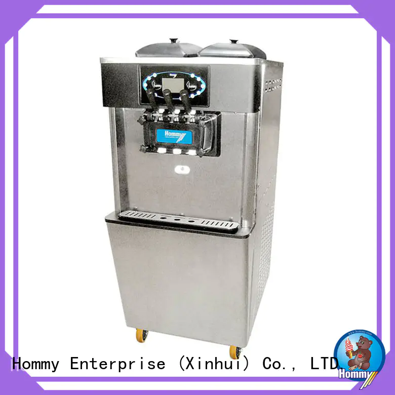 Hommy commercial soft serve ice cream machine manufacturer for supermarket