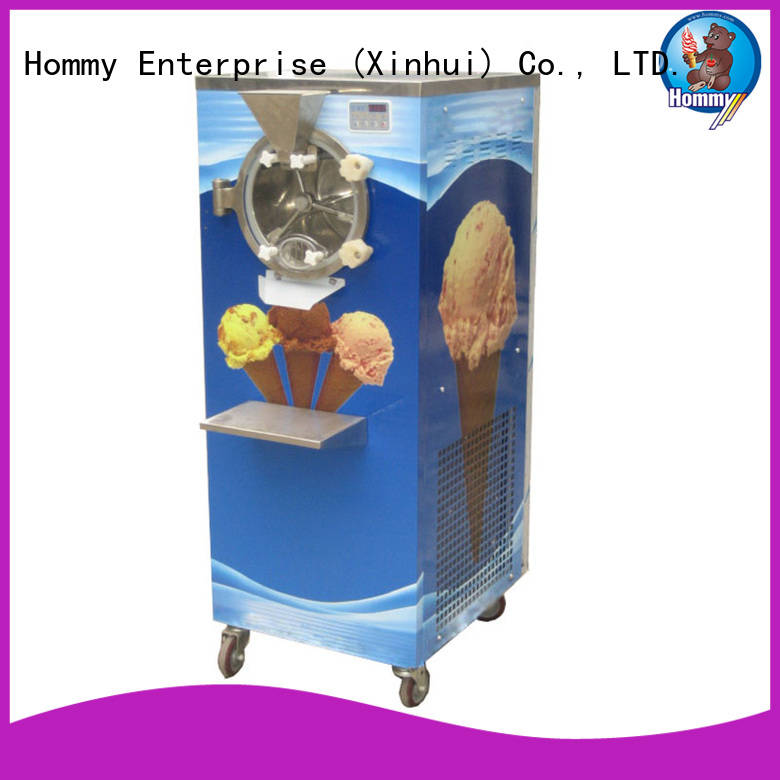 Hommy low noise commercial gelato machine manufacturer for bake shop