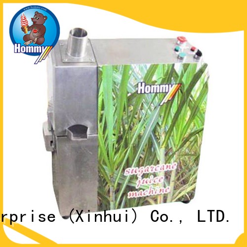 Hommy unrivaled quality sugarcane juice extractor solution for food shop