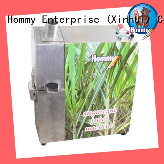 Hommy revolutionary sugarcane machine supplier for food shop