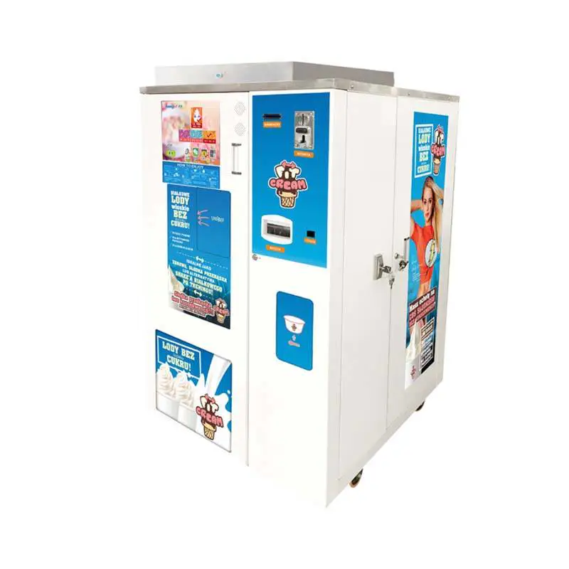China Froyo Ice Cream Self Serve Vending Machine Suppliers
