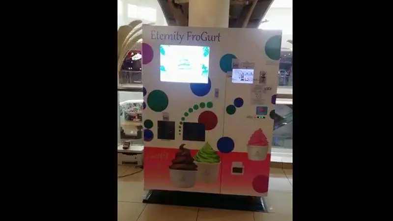 ice cream equipment video of Malaysia mall