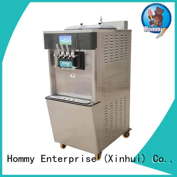 Hommy unreserved service soft ice cream machine supplier for supermarket