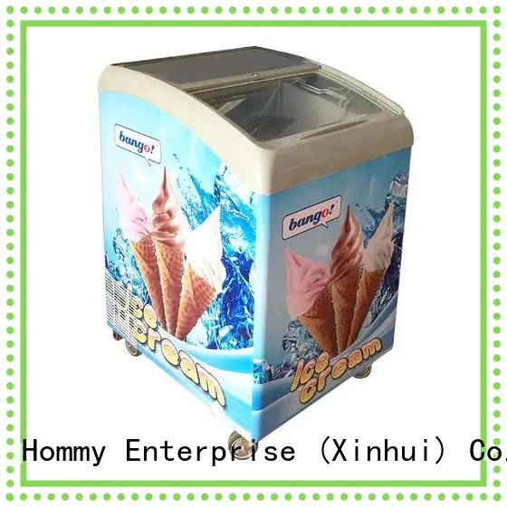 Hommy multifunctional ice cream display freezer design