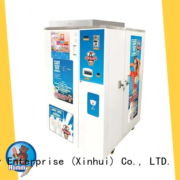 Hommy top ice cream vending machine wholesale for restaurants