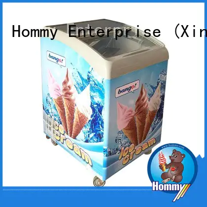 Hommy storage refrigerator popsicle freezer factory directly sale for supermarket