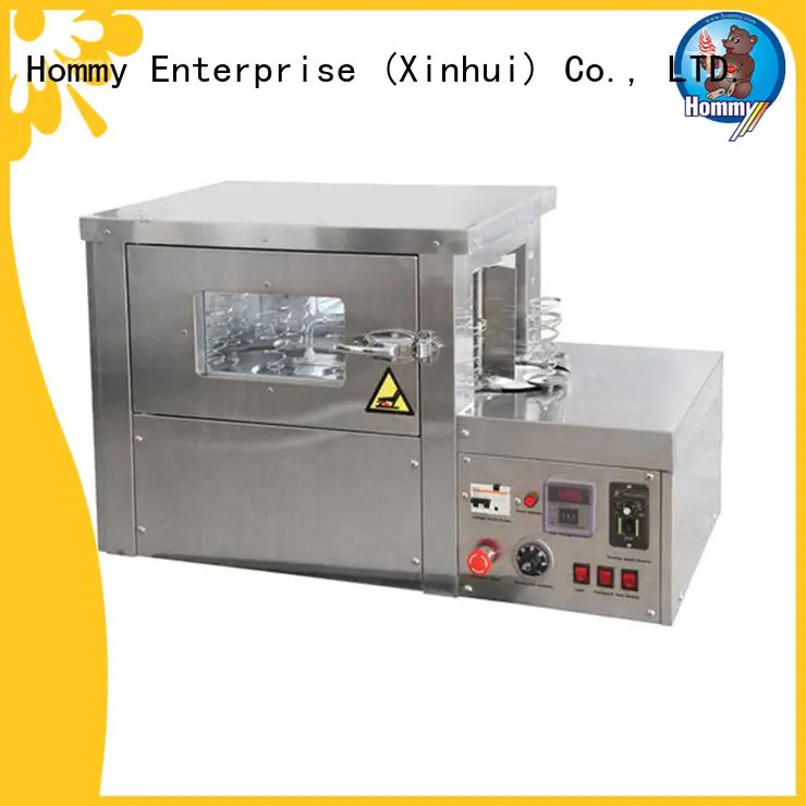 Hommy electric pizza cone machine famous brand for ice cream shops