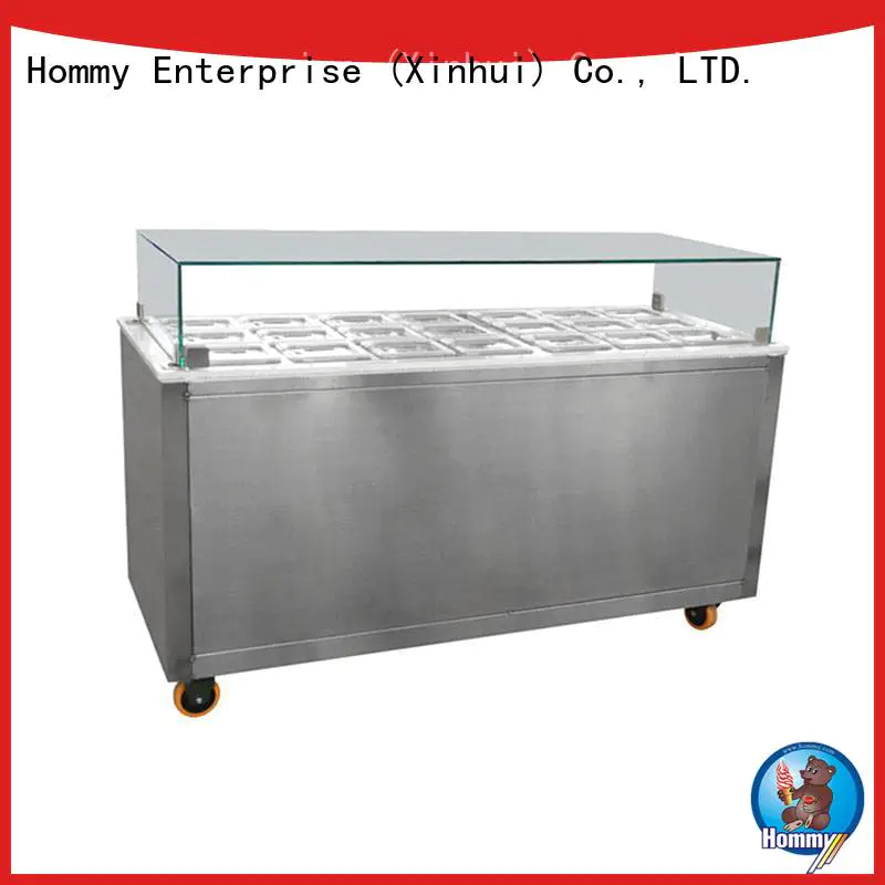 Hommy commercial popsicle freezer manufacturer for display ice cream