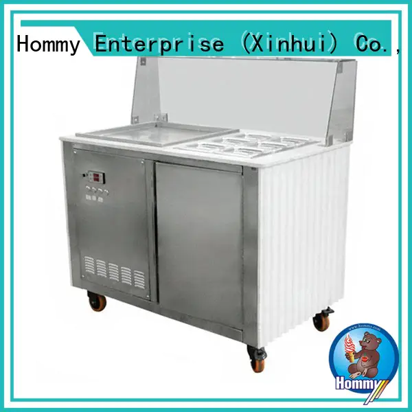 Hommy low-temperature effect ice cream roll maker manufacturer for road house