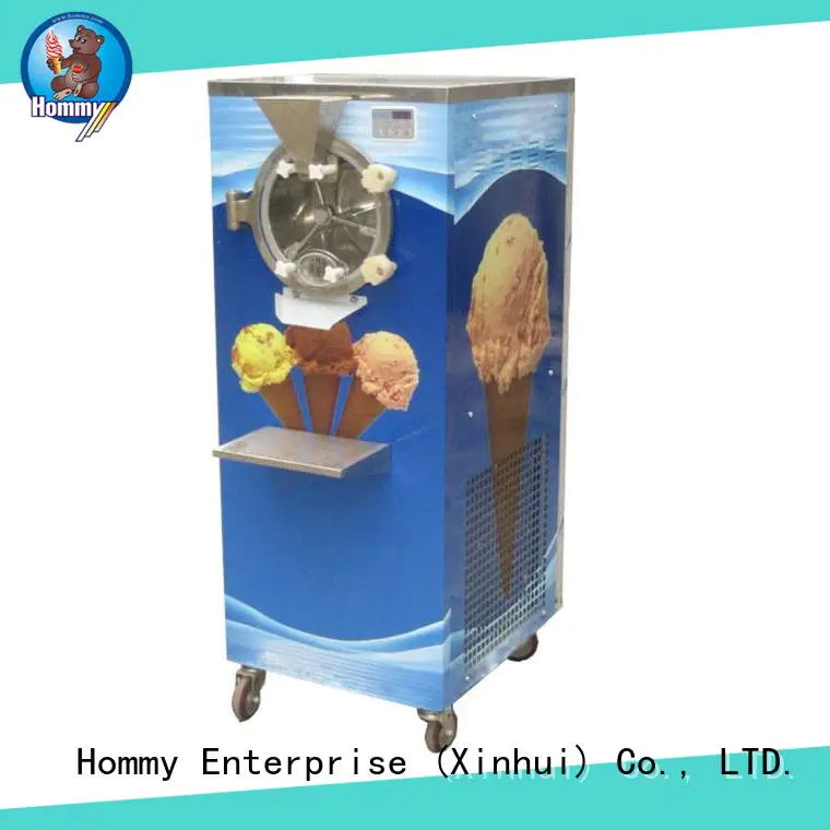 Hommy sturdy construction ice cream machine for sale wholesale for coffee shop