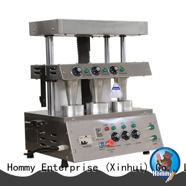 Hommy electric pizza cone machine with pre-cooling system for store