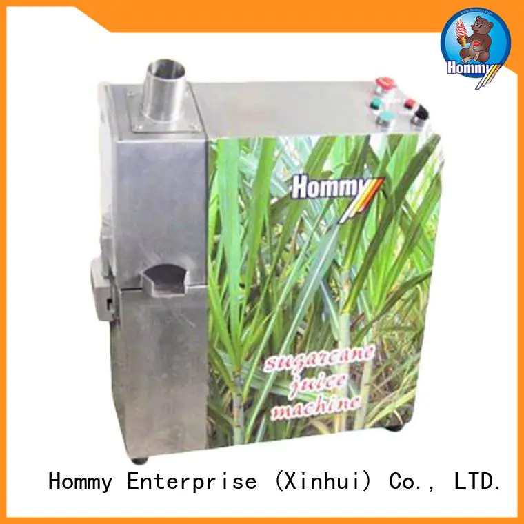 Hommy unreserved service sugarcan juice machine manufacturer for supermarket